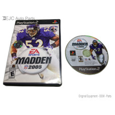 Madden NFL 2005 Sony PlayStation 2 Disk and Case