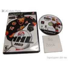 NHL 2003 Sony PlayStation 2 Disk and Case