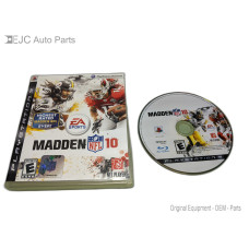 Madden NFL 10 Sony PlayStation 3 Disk and Case
