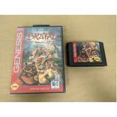 Brutal Paws of Fury Sega Genesis Cartridge and Case Brutal Paws of Fury Sega Genesis Cartridge and Case
