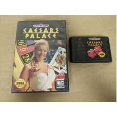 Caesar's Palace Sega Genesis Cartridge and Case Caesar's Palace Sega Genesis Cartridge and Case