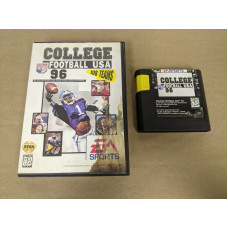College Football USA 96 Sega Genesis Cartridge and Case water damage College Football USA 96 Sega Genesis Cartridge and Case water damage