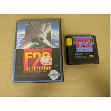 F-22 Interceptor Sega Genesis Cartridge and Case F-22 Interceptor Sega Genesis Cartridge and Case