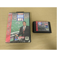 ESPN Sunday Night NFL Sega Genesis Cartridge and Case ESPN Sunday Night NFL Sega Genesis Cartridge and Case