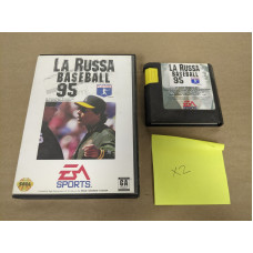 La Russa Baseball 95 Sega Genesis Cartridge and Case La Russa Baseball 95 Sega Genesis Cartridge and Case