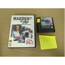 Madden NFL 96 Sega Genesis Cartridge and Case Madden NFL 96 Sega Genesis Cartridge and Case
