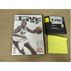 NBA Live 97 Sega Genesis Cartridge and Case NBA Live 97 Sega Genesis Cartridge and Case