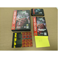NFL Quarterback Club Sega Genesis Complete in Box With Poster NFL Quarterback Club Sega Genesis Complete in Box With Poster