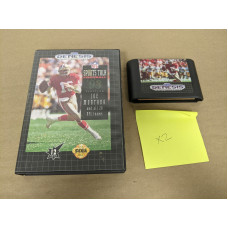 Sports Talk Football '93 Starring Joe Montana Sega Genesis Complete in Box Sports Talk Football '93 Starring Joe Montana Sega Genesis Complete in Box