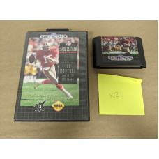 Sports Talk Football '93 Starring Joe Montana Sega Genesis Cartridge and Case Sports Talk Football '93 Starring Joe Montana Sega Genesis Cartridge and Case