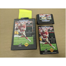 Sports Talk Football '93 Starring Joe Montana Sega Genesis Complete in Box Sports Talk Football '93 Starring Joe Montana Sega Genesis Complete in Box