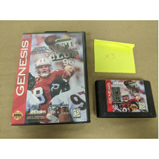 NFL Quarterback Club 96 Sega Genesis Cartridge and Case NFL Quarterback Club 96 Sega Genesis Cartridge and Case