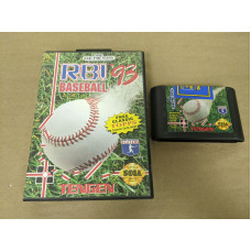 RBI Baseball 93 Sega Genesis Cartridge and Case Rental RBI Baseball 93 Sega Genesis Cartridge and Case Rental