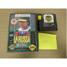 Tony La Russa Baseball Sega Genesis Cartridge and Case