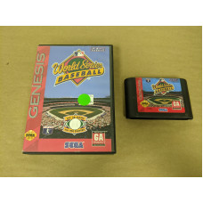 World Series Baseball Sega Genesis Cartridge and Case
