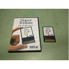 Super Tennis Sega Master System Cartridge and Case Super Tennis Sega Master System Cartridge and Case