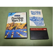 Poseidon Wars 3D Sega Master System Complete in Box Poseidon Wars 3D Sega Master System Complete in Box