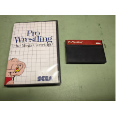 Pro Wrestling Sega Master System Cartridge and Case Pro Wrestling Sega Master System Cartridge and Case