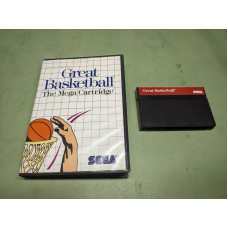 Great Basketball Sega Master System Cartridge and Case Great Basketball Sega Master System Cartridge and Case