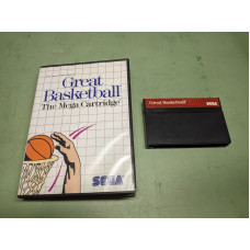 Great Basketball Sega Master System Cartridge and Case Great Basketball Sega Master System Cartridge and Case