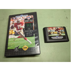 Sports Talk Football '93 Starring Joe Montana Sega Genesis Cartridge and Case Sports Talk Football '93 Starring Joe Montana Sega Genesis Cartridge and Case