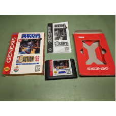 NBA Action '95 starring David Robinson Sega Genesis Complete in Box