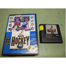 NHLPA Hockey '93 Sega Genesis Cartridge and Case