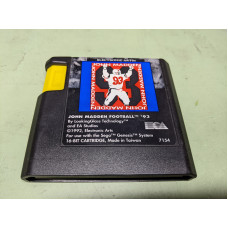 John Madden Football '93 Sega Genesis Cartridge Only