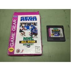 NHL All-Star Hockey Sega Game Gear Cartridge and Case