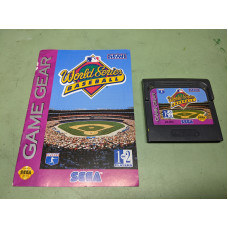 World Series Baseball Sega Game Gear Disk and Manual