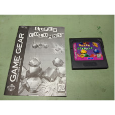 Super Columns Sega Game Gear Disk and Manual