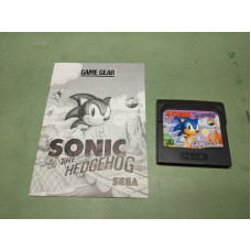 Sonic the Hedgehog Sega Game Gear Disk and Manual