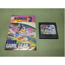 Sonic the Hedgehog 2 Sega Game Gear Disk and Manual