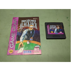 Poker Face Paul's Blackjack Sega Game Gear Disk and Manual