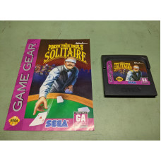 Poker Face Paul's Solitaire Sega Game Gear Disk and Manual