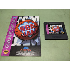 NBA Jam Sega Game Gear Disk and Manual