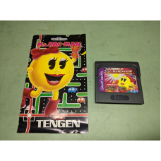 Ms Pac Man Sega Game Gear Disk and Manual
