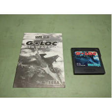 G-LOC Air Battle Sega Game Gear Disk and Manual