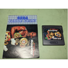 Evander Holyfield's Real Deal Boxing Sega Game Gear Disk and Manual