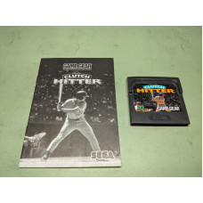 Clutch Hitter Sega Game Gear Disk and Manual