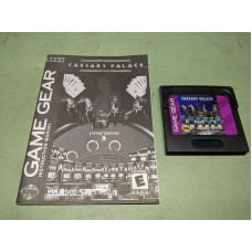 Caesar's Palace Sega Game Gear Disk and Manual