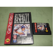 Tommy Lasorda Baseball Sega Genesis Cartridge and Case