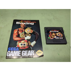 Evander Holyfield's Real Deal Boxing Sega Game Gear Disk and Manual
