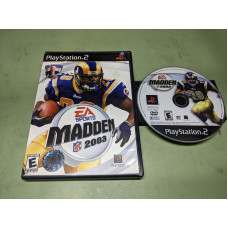 Madden NFL 2003 Sony PlayStation 2 Disk and Case Madden NFL 2003 Sony PlayStation 2 Disk and Case