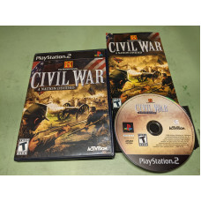 History Channel Civil War A Nation Divided Sony PlayStation 2 Complete in Box