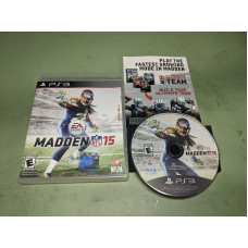 Madden NFL 15 Sony PlayStation 3 Complete in Box