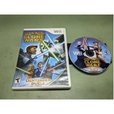 Star Wars Clone Wars Lightsaber Duels Nintendo Wii Disk and Case