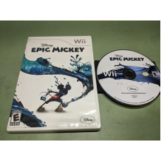 Epic Mickey Nintendo Wii Disk and Case