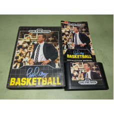 Pat Riley's Basketball Sega Genesis Complete in Box