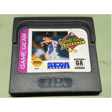 World Series Baseball 95 Sega Game Gear Disk and Manual